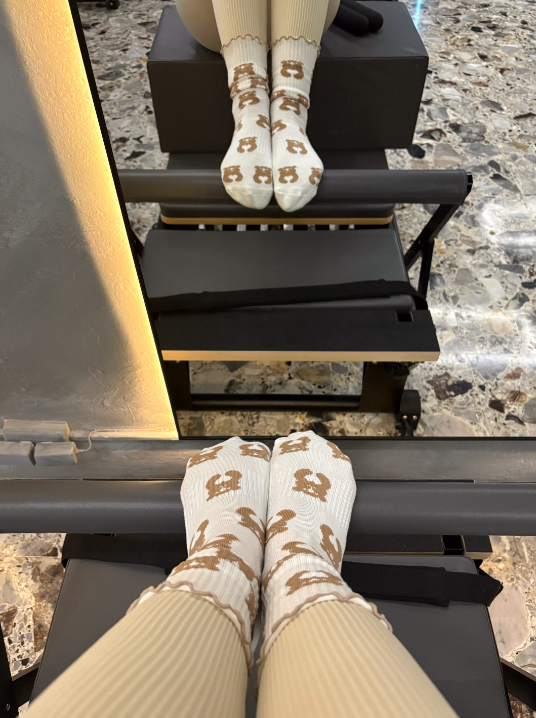 Honey Bear Grip Socks